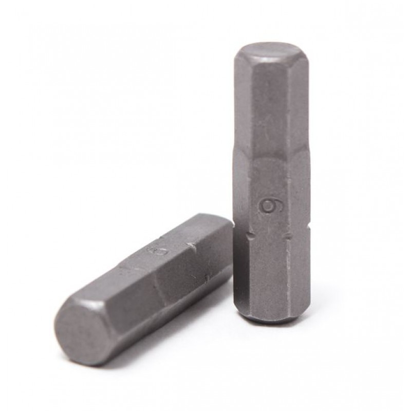 Бита 6-гранная H8х25ммL,1/4" ROCKFORCE RF-1242508