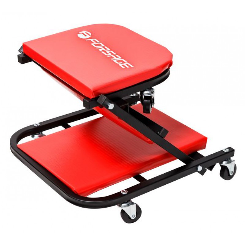 Стілець-лежак трансформер підкатний на 6-ти колесах Forsage F-11412