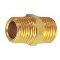 Штуцер латунный с наружными резьбами 1/2''X 3/8''(конус)
