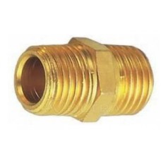 Штуцер латунный с наружными резьбами 1/2''X 3/8''(конус)