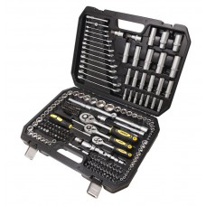 Набір інструментів 216 предметів 1/4«, 3/8», 1/2» WMC TOOLS 38841