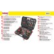 Набір інструментів 216 предметів 1/4«, 3/8», 1/2» WMC TOOLS 38841