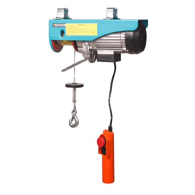 Таль підвісна 250/500 кг (220V, 1000W, висота підйому -: 250КГ - 12М, 500КГ - 6М) Forsage F-TRH1005