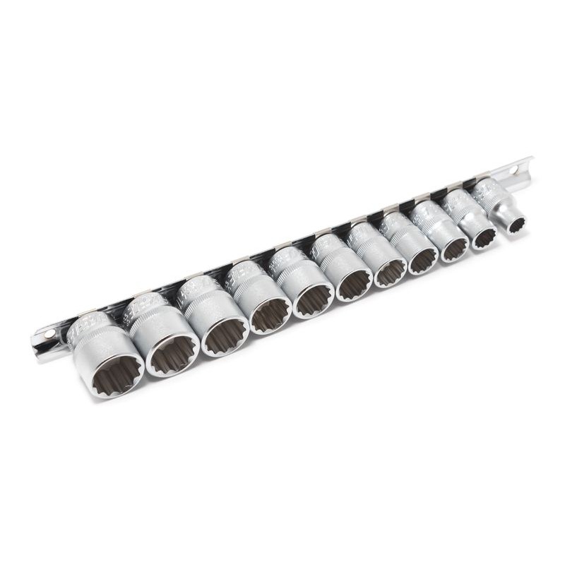 Набор головок 11 предметов 3/8" (12гр.)(8,10-19мм) на планке RockFORCE RF-3111-9