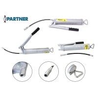 Шприц 450мл для густой смазки с гибким шлангом (закладка под тубу) Partner PA-20450