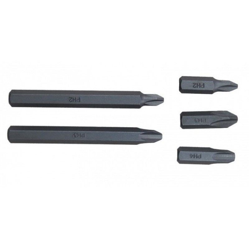 Бита крестообразная PH.4х80ммL, 5/16" ROCKFORCE RF-151804