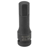 Головка-біта 6-гранна ударна 16мм, 1/2" RF-24407816MPB