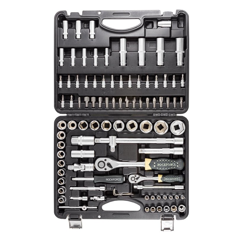 Набор инструментов 94 предмета 1/2'', 1/4'' (6гр.)(4-32мм) ROCKFORCE RF-4941-5