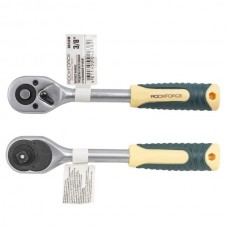 Трещітка 3/8" реверсивна з гумовою ручкою Rockforce RF-80232W