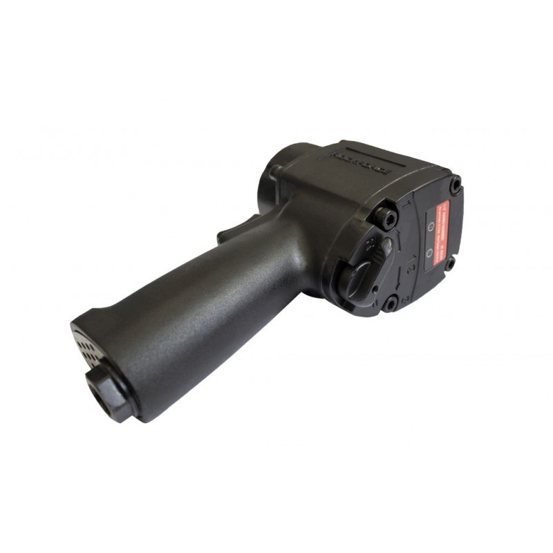 Пневмогайковерт ударный ''Compact''с реверсом и регулировкой усилия 1/2''(650Hм, 9800 об/мин,6.3bar,226 л/мин,1.9кг) ROCKFORCE RF-82543