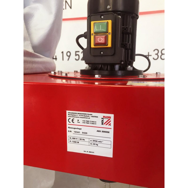 Система вытяжки HOLZMANN ABS3000SE_400V