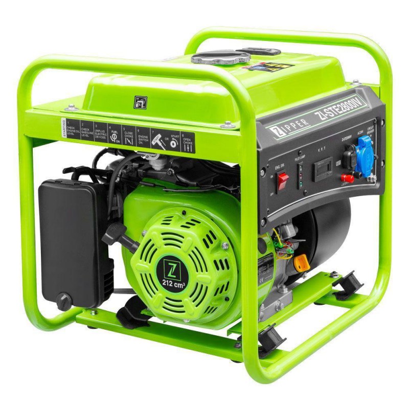 Инверторный генератор Zipper ZI-STE2800IV+ газовая плитка Orcamp CK-505 + 4 газовых картриджа 400 мл