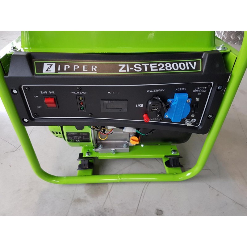 Инверторный генератор Zipper ZI-STE2800IV+ газовая плитка Orcamp CK-505 + 4 газовых картриджа 400 мл