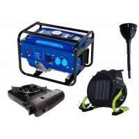 Бензиновый генератор THUNDER T-7000-GA + газовая плитка Orcamp CK-505 + электрический обогреватель Gardyer