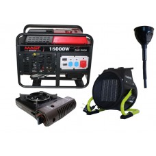 Бензиновый генератор MAST GROUP YH21000S + газовая плитка Orcamp CK-505  + электрический обогреватель Gardyer