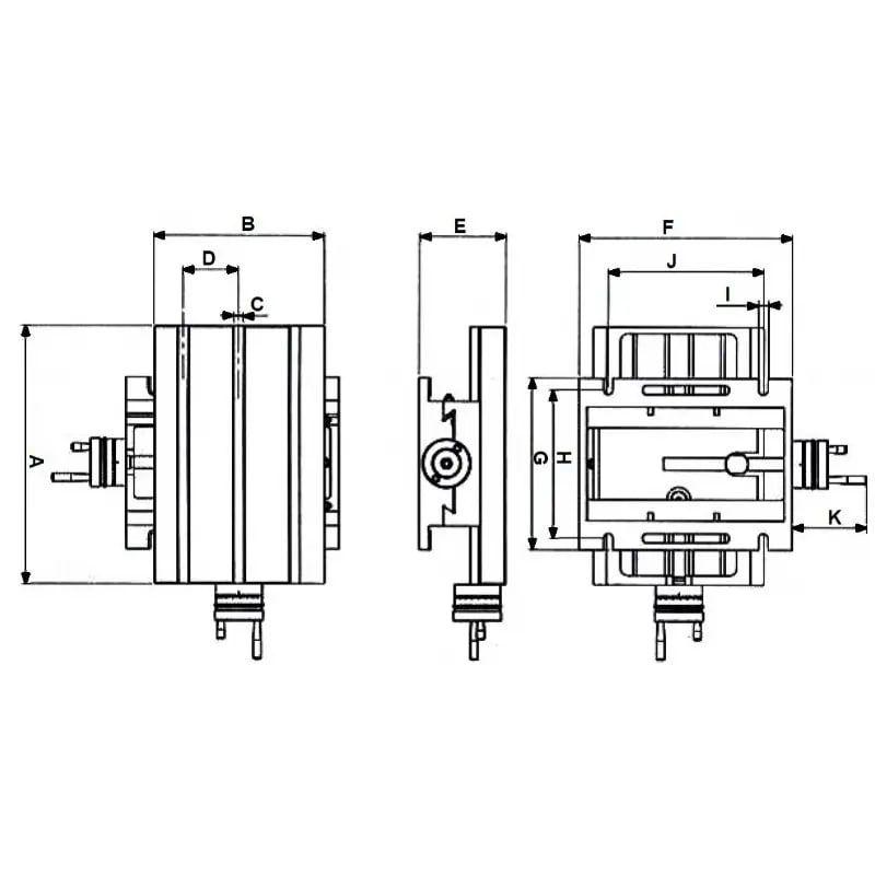 Поперечный стол 330х220 CORMAK KP203
