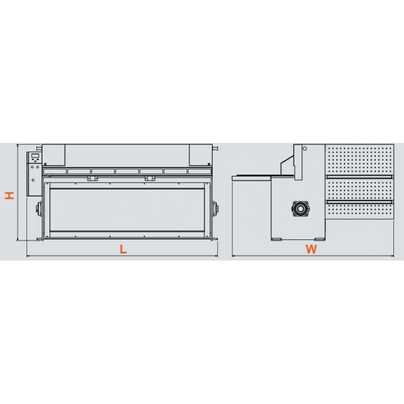 Електромеханічні гільйотинні ножиці LFSS LRGM 1350-3