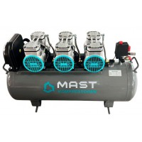 Безмасляний поршневий компресор Mast MOF1680/3x1500-120L