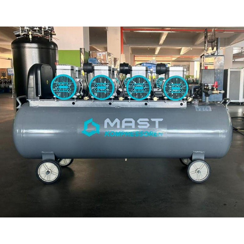 Безмасляний поршневий компресор Mast MOF1680/4x1500-160L