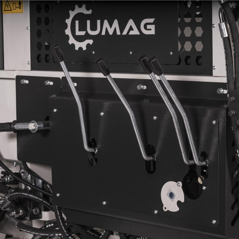 Полуавтоматическая машина для резки и колки дров Lumag SSA500EH-PROZ/RS