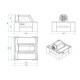 Сварочный вытяжной колпак с вентилятором GPPH IQ Air Flow 1200x1200 мм