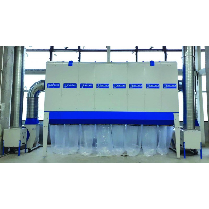 Фільтраційна аспіраційна установка Unalsan UNS M558, 27 000 м³/год