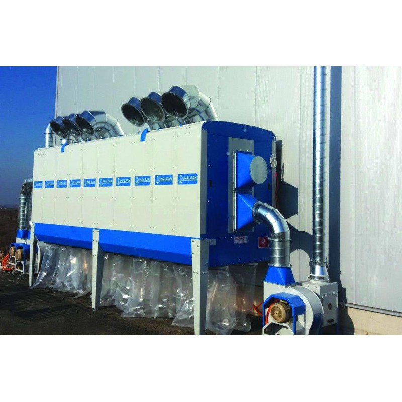 Фільтраційна аспіраційна установка Unalsan UNS M560, 33 000 м³/год