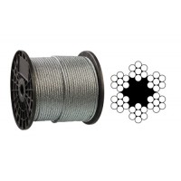 Трос оцинкований 2мм DIN 3055 (6x7) бухта 100м APRO