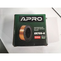 Зварювальний дріт ER70S-6 0,8мм 1кг п.б. APRO