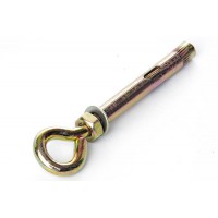 Анкер з кожухом і гайкою з O-гаком М8/10*80 цинк жовтий (ящ. 220шт) APRO