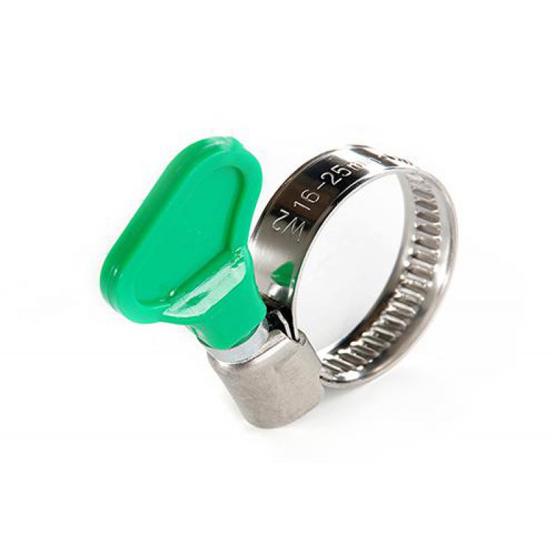 Хомут червячный с бабочкой нержавеющий W2 12-20мм (пач 50шт) APRO