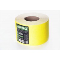 Бумага шлифовальная APRO P180 115мм*50м рулон (бумажная основа)