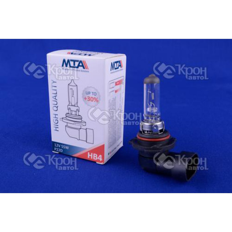 Лампа автомобільна HB4 12V 55W P22D (ближня/дальня, протитуманна) MTA