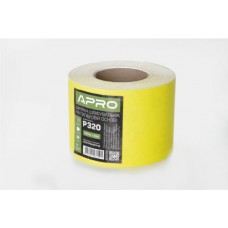 Бумага шлифовальная APRO P320 115мм*50м рулон (бумажная основа)