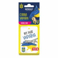 Ароматизатор Слава Україні Бабл Гам (Bubble Gum) ( картонна підвіска) NOWAX