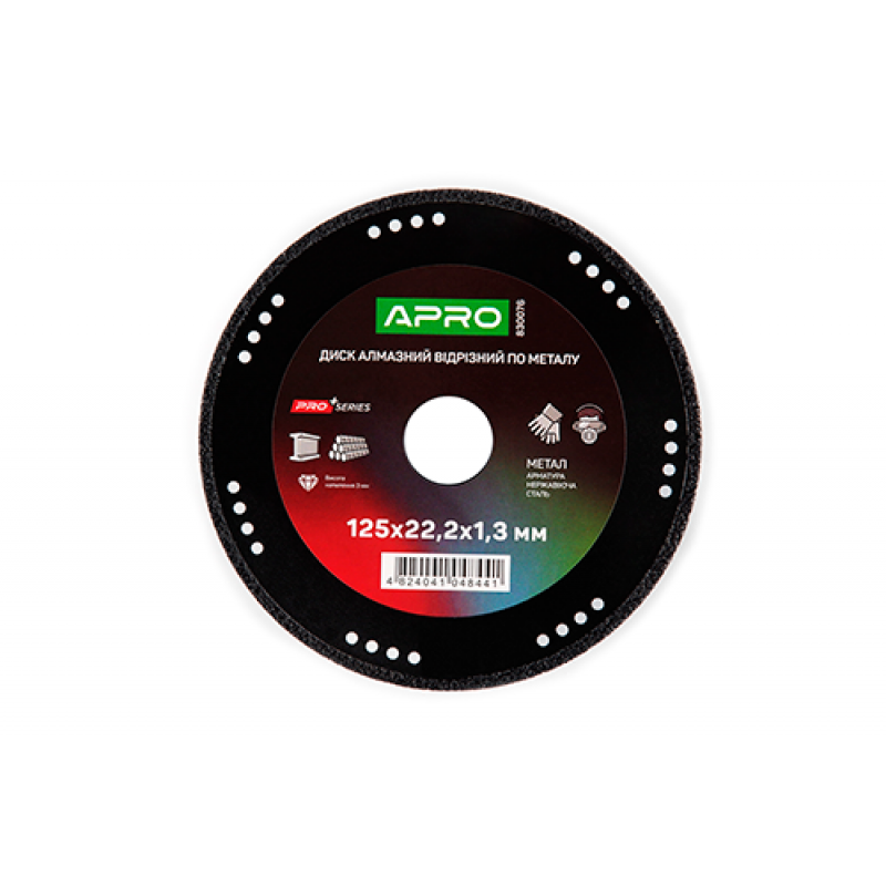 Диск алмазний по металу 125х1.3х22.2 APRO