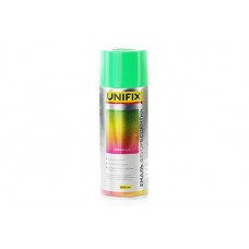 Эмаль акриловая флуоресцентная RAL 6038 Зеленый 400мл UNIFIX