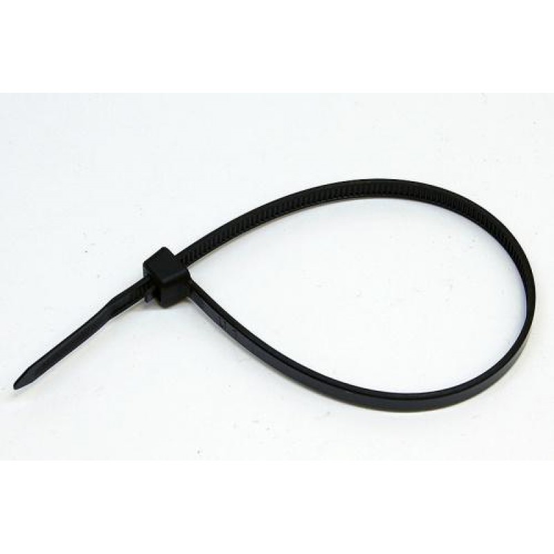 Кабельная стяжка многоразовая 5*200мм черная (пач 100шт) APRO