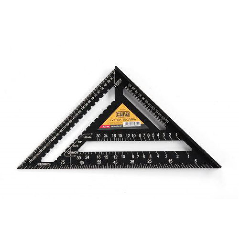 Кутник тесляра алюмінієвий Swanson 12'' (300мм) СИЛА