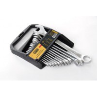 Набір ключів ріжково-накидних CrV 6-22мм (12шт) СИЛА