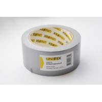 Стрічка клейка армована сіра 50мм*25м UNIFIX