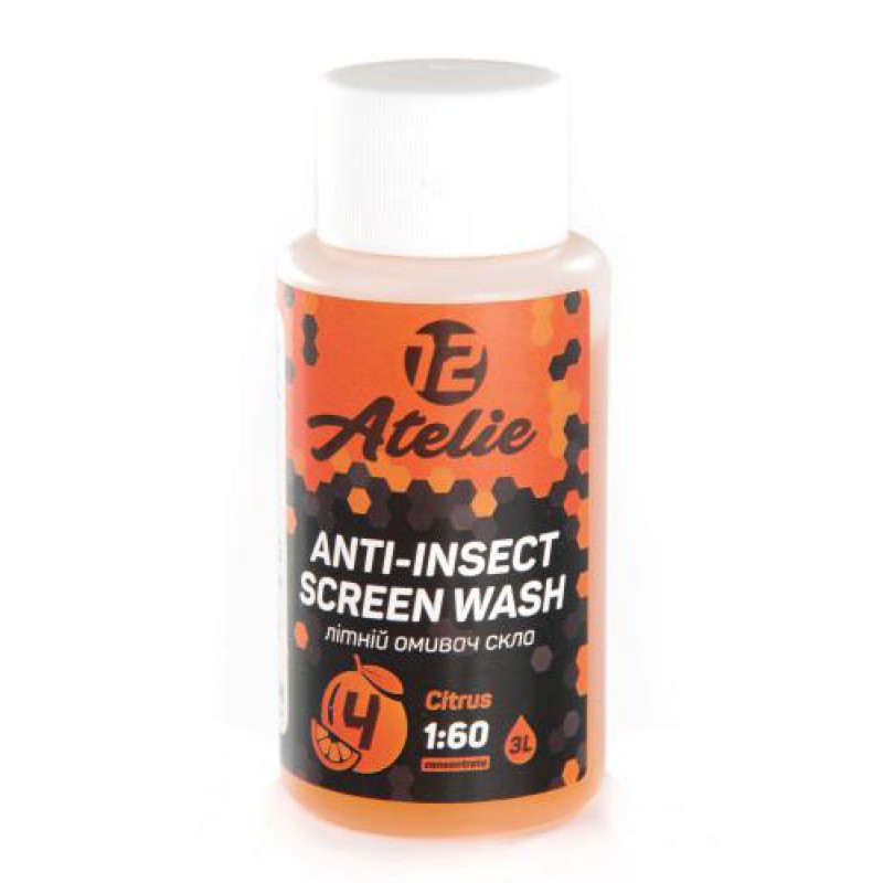 Омыватель летний коцентрат с ароматом Цитрус 50мл 12 Atelie