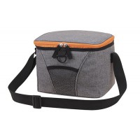 Термосумка 6л серая (22х17х17см) СИЛА