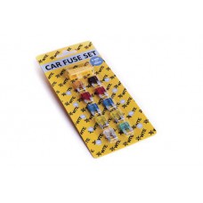 Запобіжники (плоскі міні) (10шт + щипці) WTE