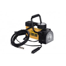 Компрессор автомобильный однопоршневой (35 л/мин 7Атм.) с фонарем СИЛА