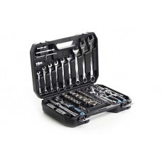 Набір насадок з гайковими ключами CrV ¼, ½ ( 90Т) (82 шт) APRO