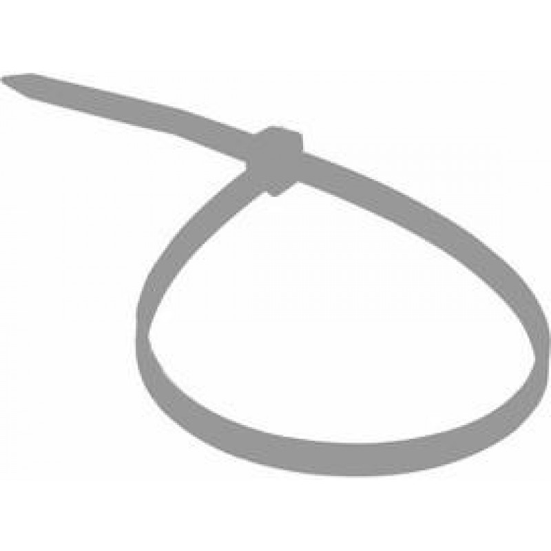 Стяжка кабельная 4x300 серый (для колпаков авто) (пач 100шт) APRO