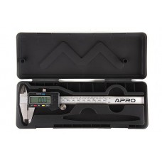Штангенциркуль электронный 150мм пластиковый корпус (батарея 1,5В) APRO