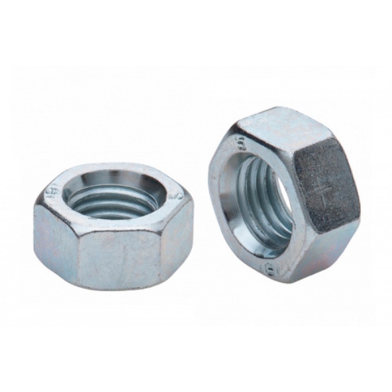 Гайка шестигранна М10 DIN 934 кл. міц. 6 цинк білий (пач 50шт) APRO