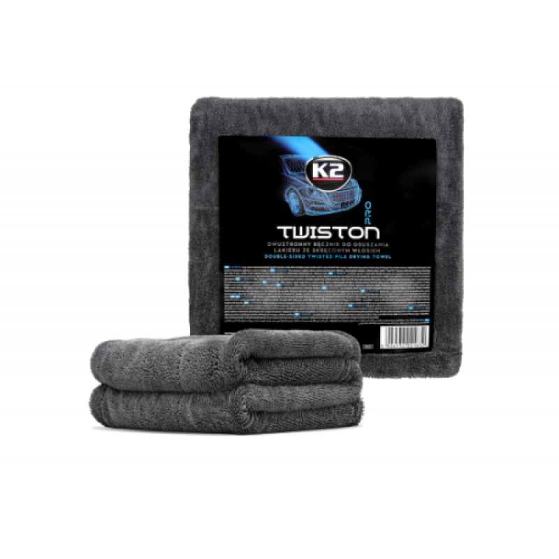 Салфетка-авторушник трикотажний з мікрофібри лакофарбової поверхні K2 Twiston PRO 90x60см